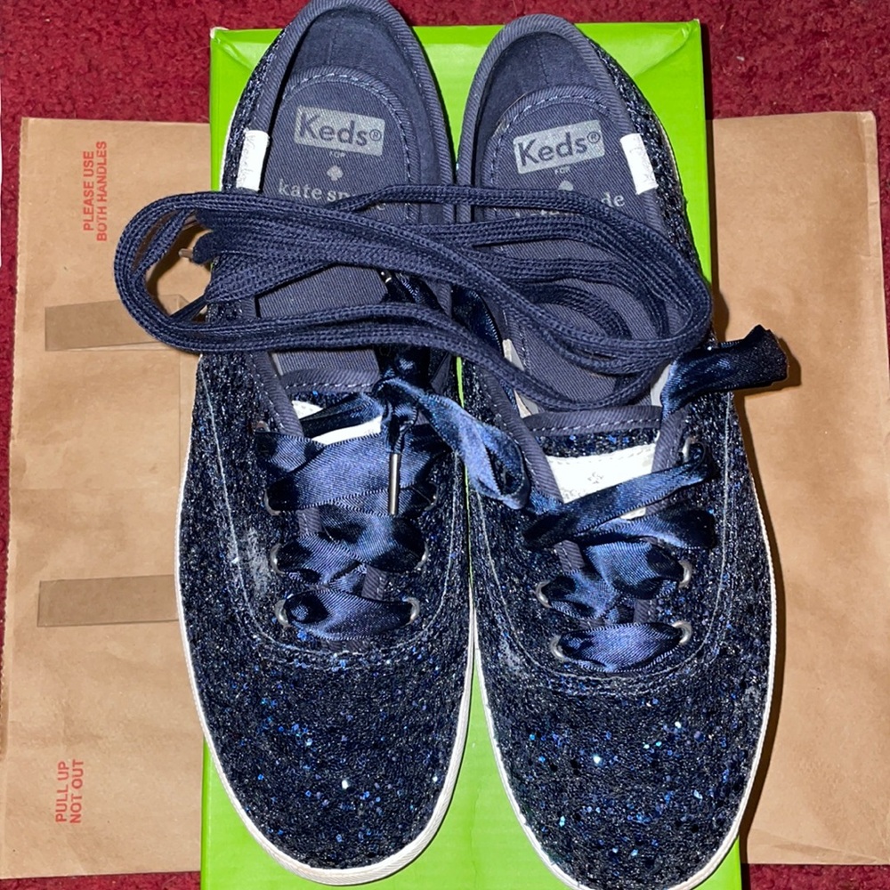 KEDS x Kate Spade New York Navy Blue Sz 7